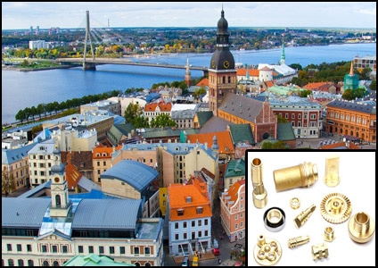 Brass Parts Manufacturer in Latvia
